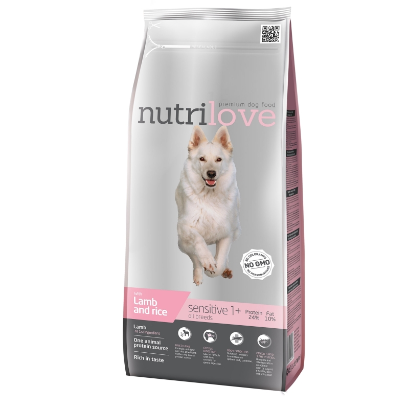 Nutrilove sensitive lamb&rice koeratoit 3kg Nutrilove sensitive lamb&rice koeratoit 3kg