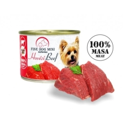 FINE DOG MINI EXCLUSIVE konserv veis 100% 200g