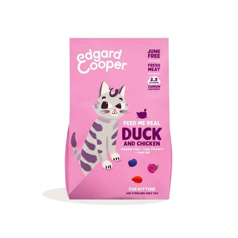 Edgard Cooper kuivtoit kassipoegadele pardi- ja kanalihaga 2 kg