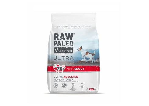 RAW PALEO KOERA TÄISSÖÖT ULTRA MINI VEIS 750G