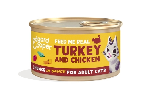 Edgard Cooper konserv kassile kalkuni ja kanatükkidega kastmes 85 g