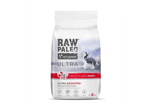 RAW PALEO KUTSIKA TÄISSÖÖT ULTRA KESK.-SUUR TÕUG VEIS 2KG