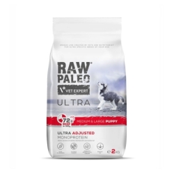 RAW PALEO KUTSIKA TÄISSÖÖT ULTRA KESK.-SUUR TÕUG VEIS 2KG