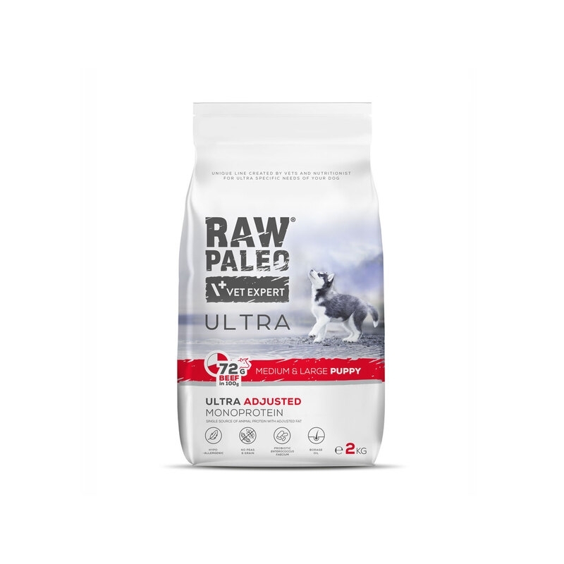 RAW PALEO KUTSIKA TÄISSÖÖT ULTRA KESK.-SUUR TÕUG VEIS 2KG RAW PALEO KUTSIKA TÄISSÖÖT ULTRA KESK.-SUUR TÕUG VEIS 2KG