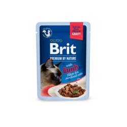 Brit Premium Delicate Lamb Fillets in Gravy märgtoit steriliseeritud kassidele 85g