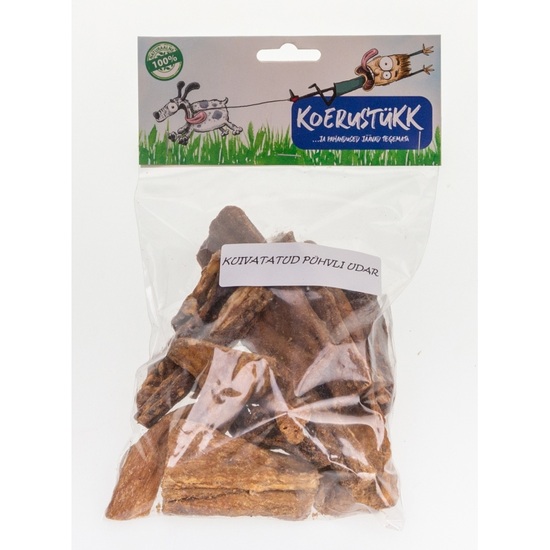 Koerustükk - Kuivatatud pühvli udar 1 kg Koerustükk - Kuivatatud pühvli udar 1 kg