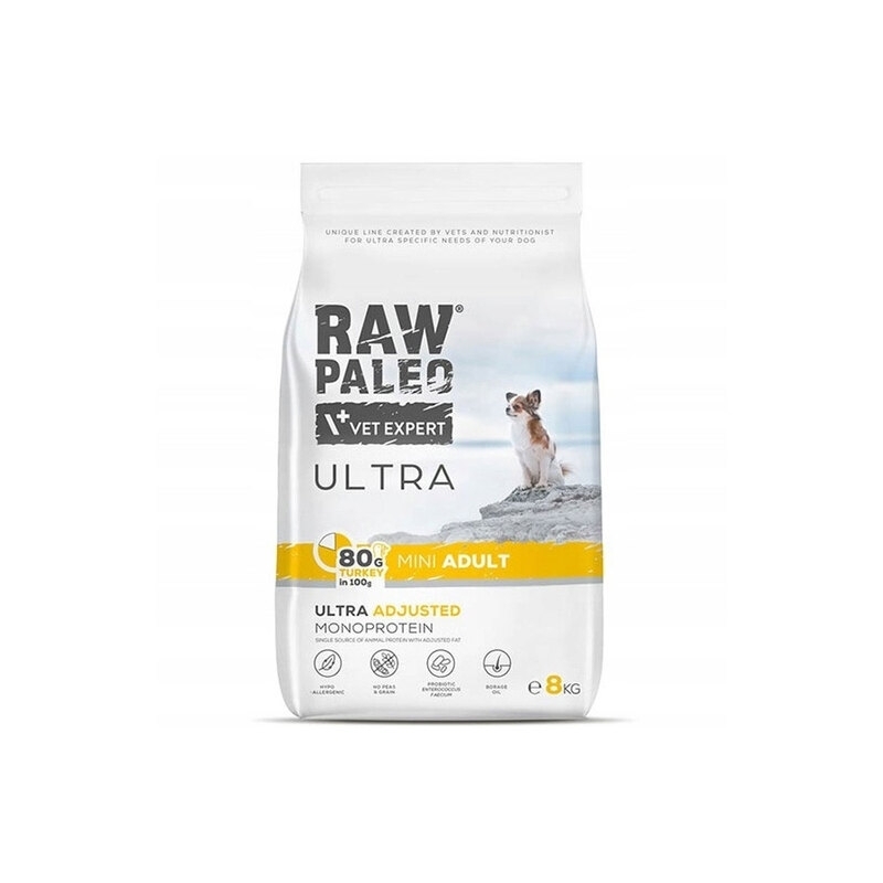 RAW PALEO KOERA TÄISSÖÖT ULTRA MINI KALKUN 8KG RAW PALEO KOERA TÄISSÖÖT ULTRA MINI KALKUN 8KG