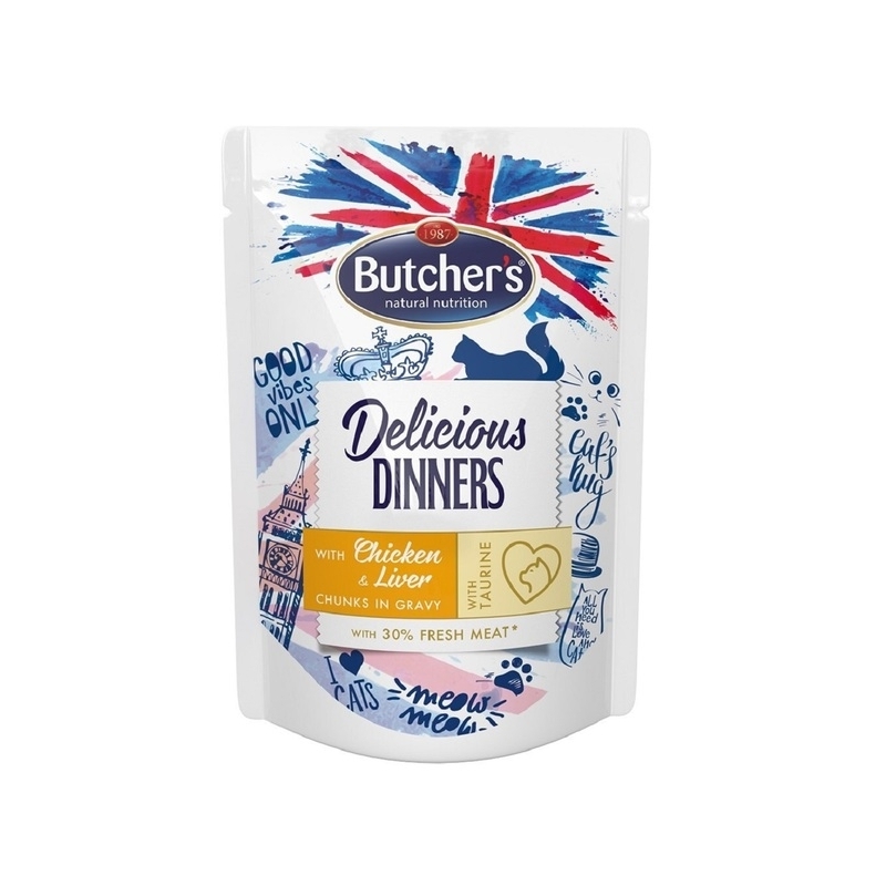 Butchers Delic. Dinner kassi einekotike kana-maks 100 g Butchers Delic. Dinner kassi einekotike kana-maks 100 g