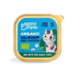 Edgard Cooper Organic pasteet kassile lõhe ja kanaga 85 g