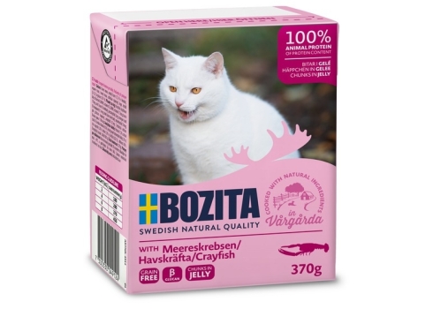 Bozita kassikonserv Crayfish in Jelly 16x370g