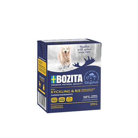 Bozita koeratoit Chicken & Rice 6x370g
