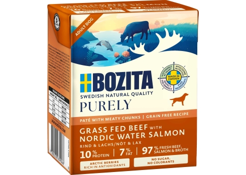 BOZITA koeratoit Beef & Salmon 12x370g