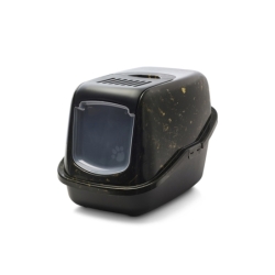 SAVIC KASSI LIIVAKAST NESTOR MARBLE MUST-KULDNE 56X39X38,5CM