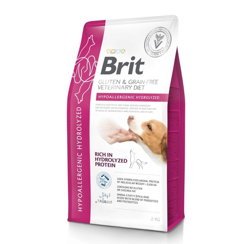 Brit Veterinary Diet Hypoallergenic Hydrolyzed erisööt koertele 2kg