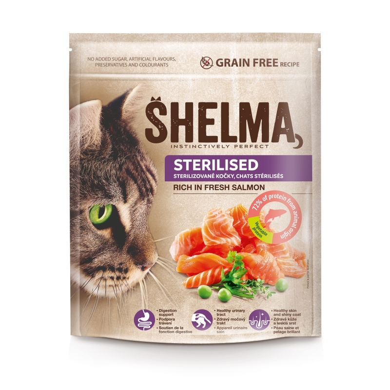 Shelma steril.kassidele värske lõhega teraviljavaba 1,4kg