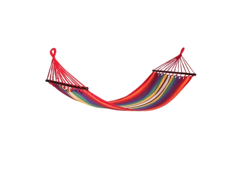 Rippkiik RIINA, 200x80cm punasetriibuline, rippkiiged, aiamööbel