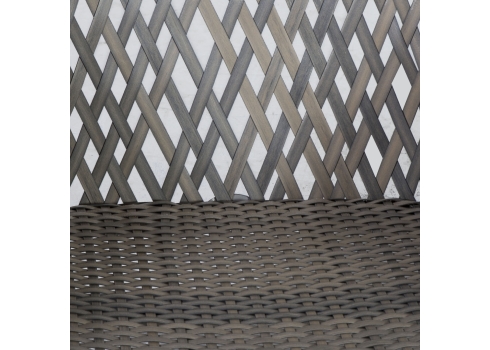 Aiamööblikomplekt TURKU 2 tooli ja abilaud, ilmastikukindel mööbel