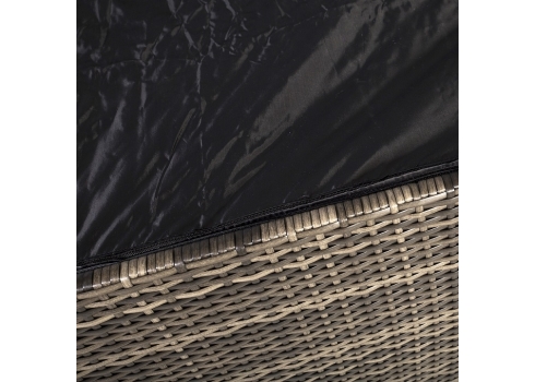 Padjakast WICKER 140x80x65cm, tumepruun