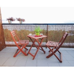 Rõdukomplekt ROUEN laud ja 2 tooli