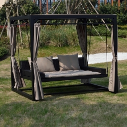 Kiik varikatusega BARCELONA 236x180xH210cm, aiamööbel, aiamööbli müük