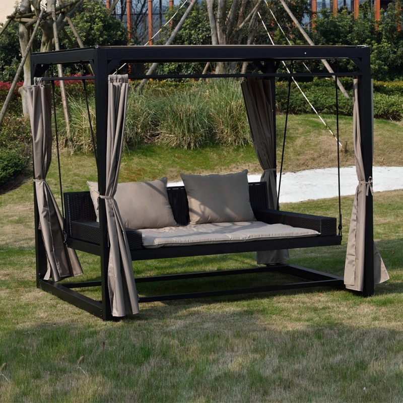 Kiik varikatusega BARCELONA 236x180xH210cm, aiamööbel, aiamööbli müük