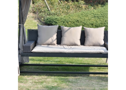 Kiik varikatusega BARCELONA 236x180xH210cm, aiamööbel, aiamööbli müük