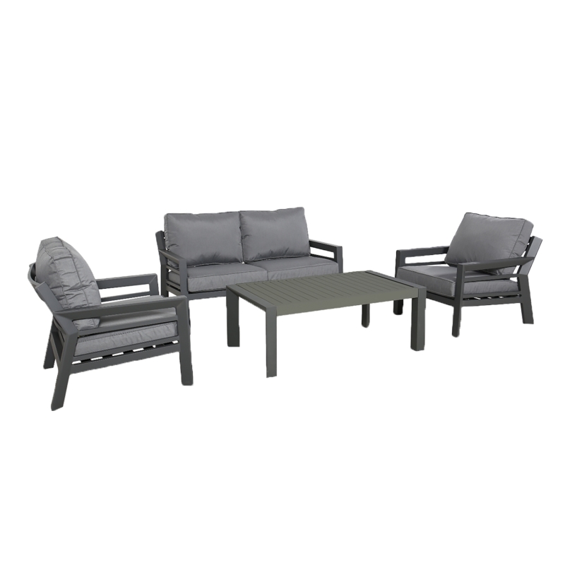 Aiamööblikomplekt TOMSON laud, diivan ja 2 tooli, aiamööbli müük