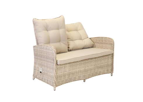 Aiamööblikomplekt EMERALD laud, diivan ja 2 tooli