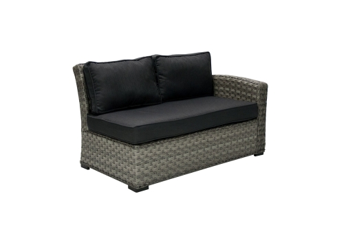 Mooduldiivan GENEVA 2-kohaline, parema käetoega, hall