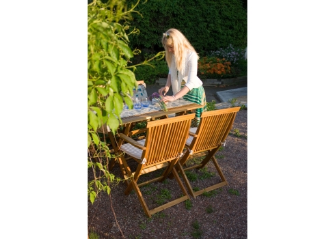 Laud FINLAY 110x75xH72cm, puidust aiamööbel