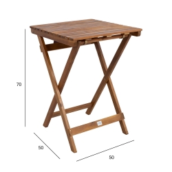 Laud GWEN 50x50xH70cm, akaatsia