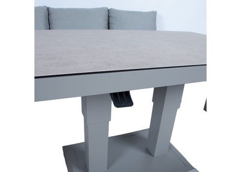 Aiamööblikomplekt RIO 6-osaline, hallikasbeež