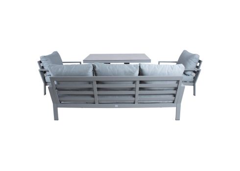 Aiamööblikomplekt RIO 6-osaline, hallikasbeež