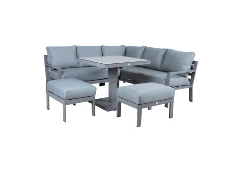 Aiamööblikomplekt RIO 4-osaline, hallikasbeež