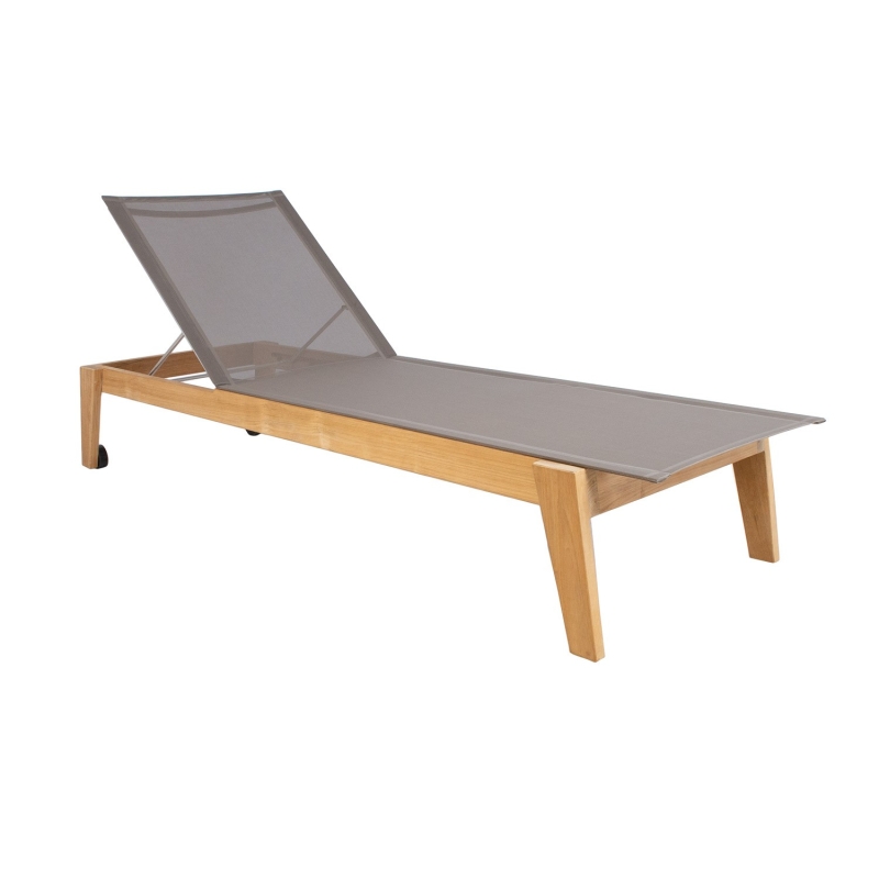 Lamamistool BALI tiik, 72x210xH36,5cm