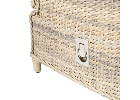 Aiamööblikomplekt BASEL laud diivan 2 tugitooli ja 2 tumbat aiamööbel