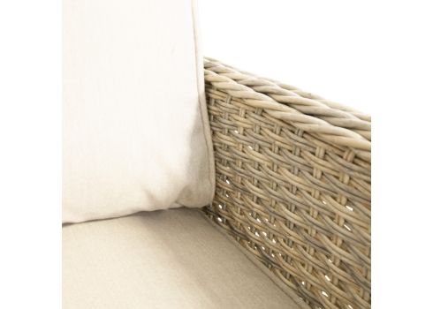 Aiamööblikomplekt BASEL laud diivan 2 tugitooli ja 2 tumbat aiamööbel