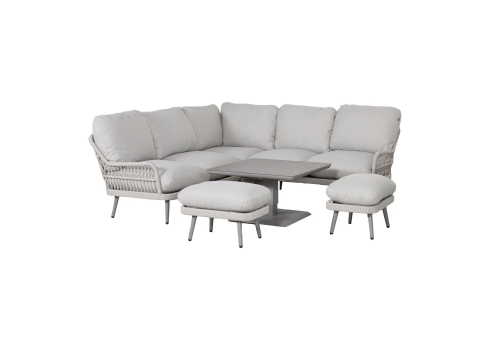 Aiamööblikomplekt MARENDA 4-osaline, hall/beež