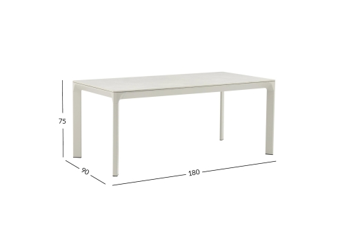 Laud MELROSE 180x90xH75cm, beež