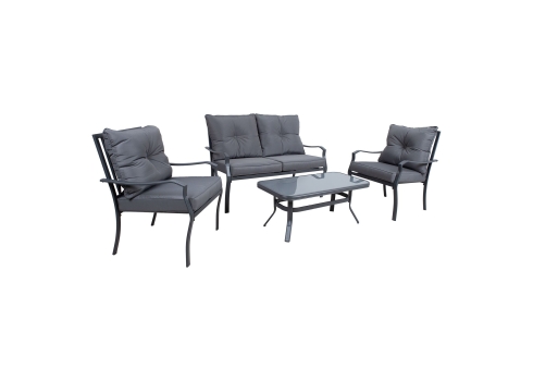 Aiamööblikomplekt BOSLER laud, diivan ja 2 tooli