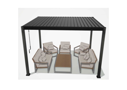 Varikatus MIRADOR-111 3x3m, tumehall