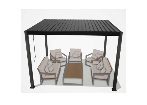 Varikatus MIRADOR-111 3x4m, tumehall