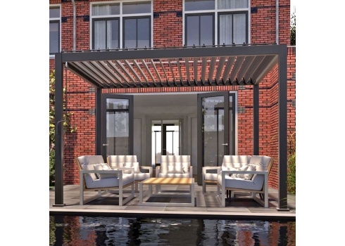 Varikatus MIRADOR-111 3x4m, tumehall