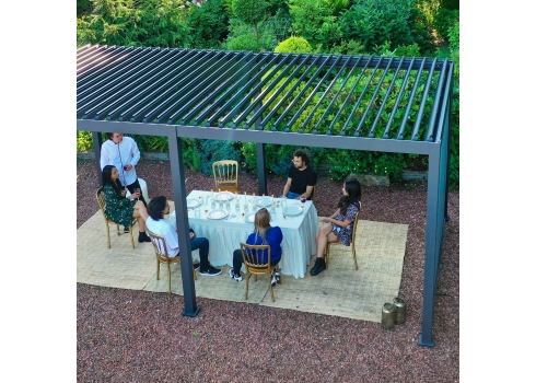 Varikatus MIRADOR-111 3x6m, tumehall