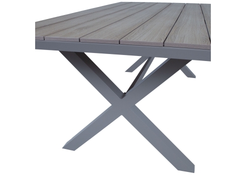 Laud CORINNA 180x100x74cm, helehall