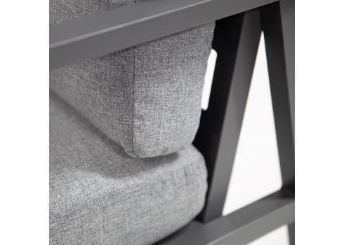 Aiamööblikomplekt ADRIAN laud, nurgadiivan