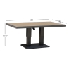 Laud PARKER 150x90xH52-75cm, hall