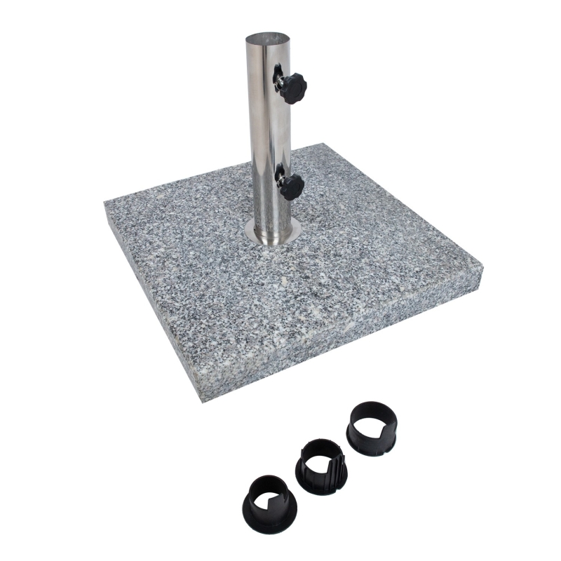 Päikesevarjualus 45x45cm-30kg, graniit