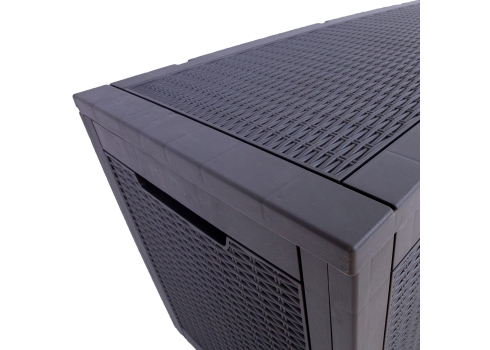 Säilituskast SAYA 122x54,5x63cm-380L, hall plastik