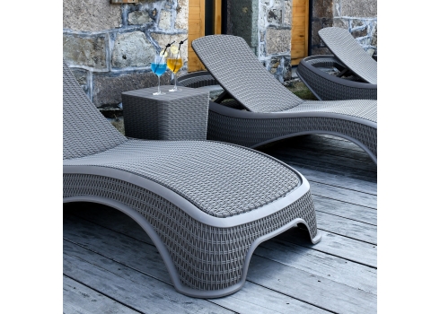 Säilituskast BOCAS 39x39x42cm-43L, hall plastik